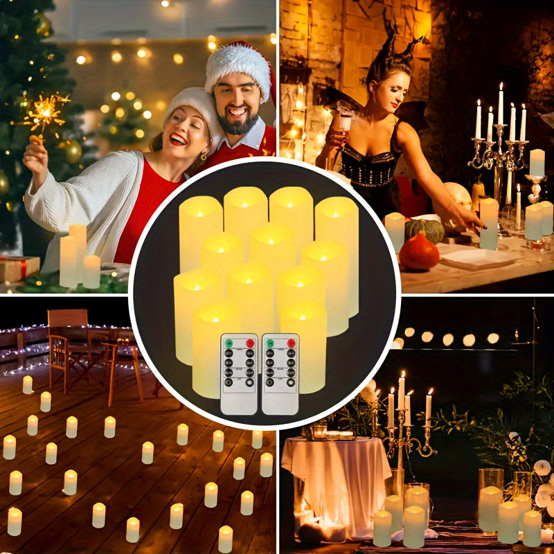 LED sviečky – s diaľkovým ovládaním