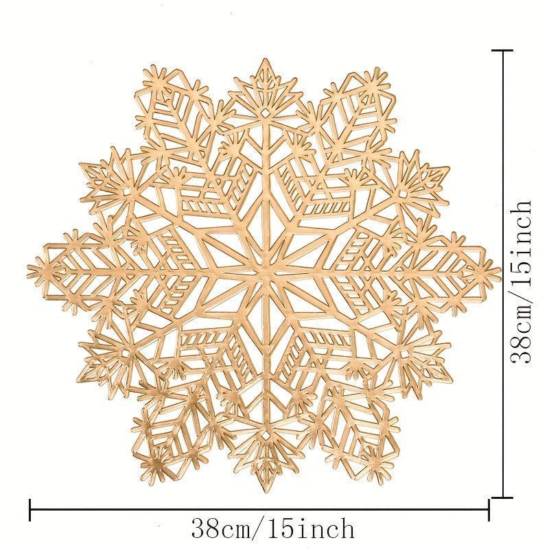 Podložky pod taniere – snehové vločky
