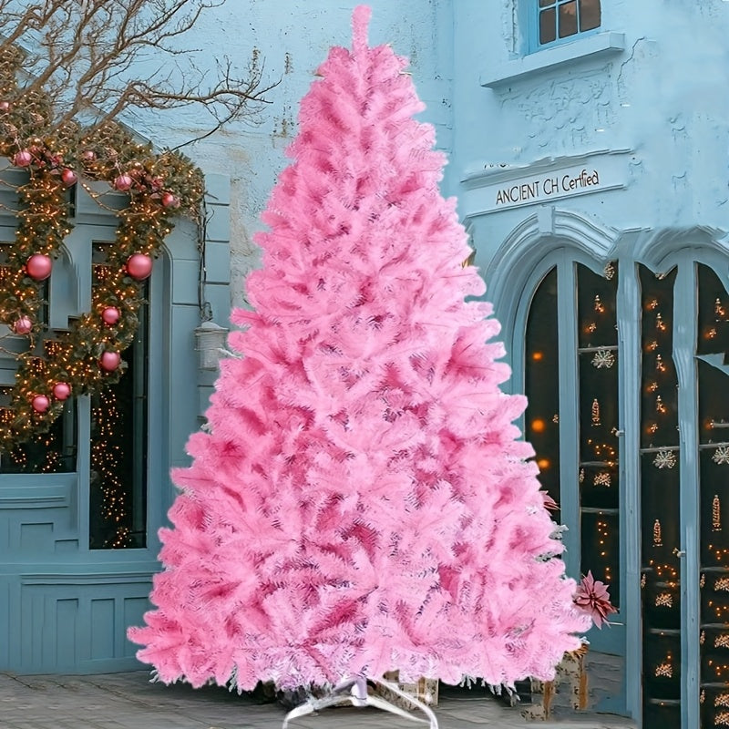Umelý vianočný stromček – ružový