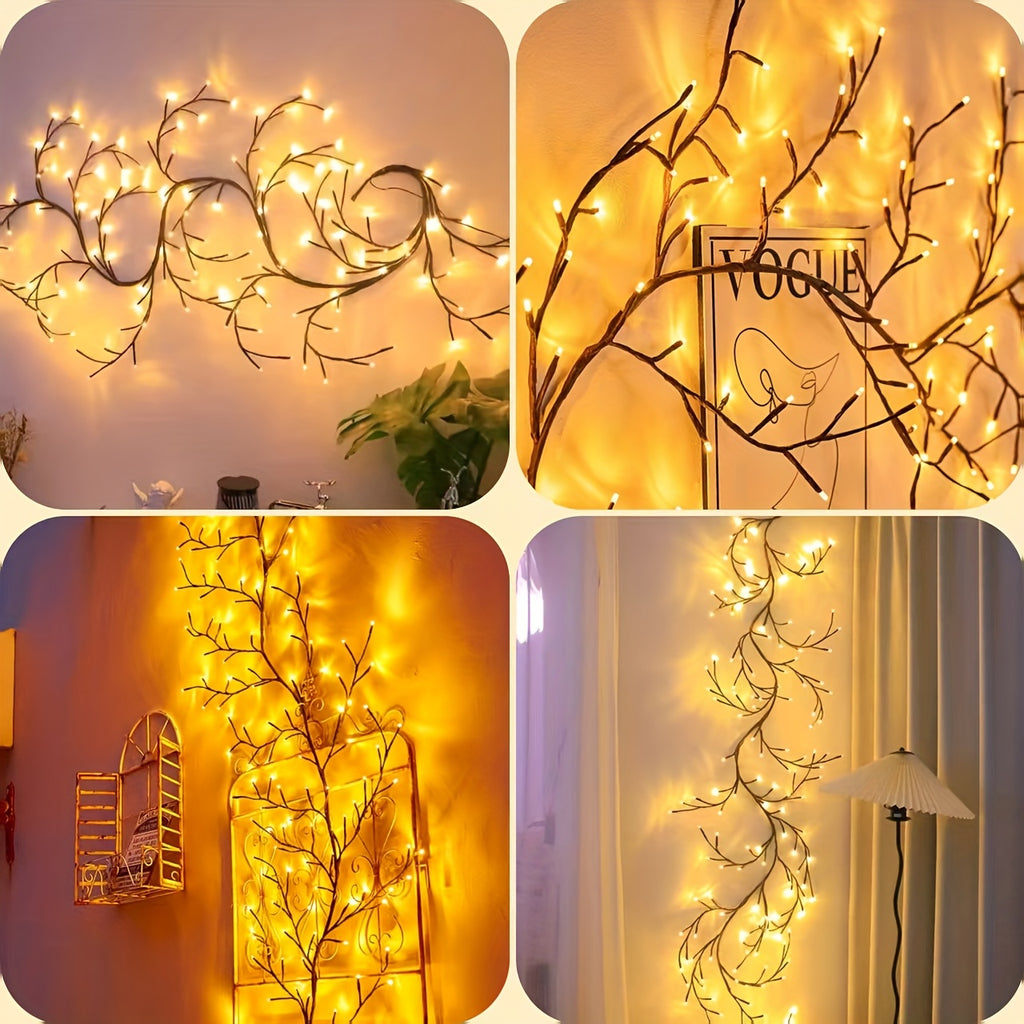 Vianočné svetielka – Magická vŕbová lampa