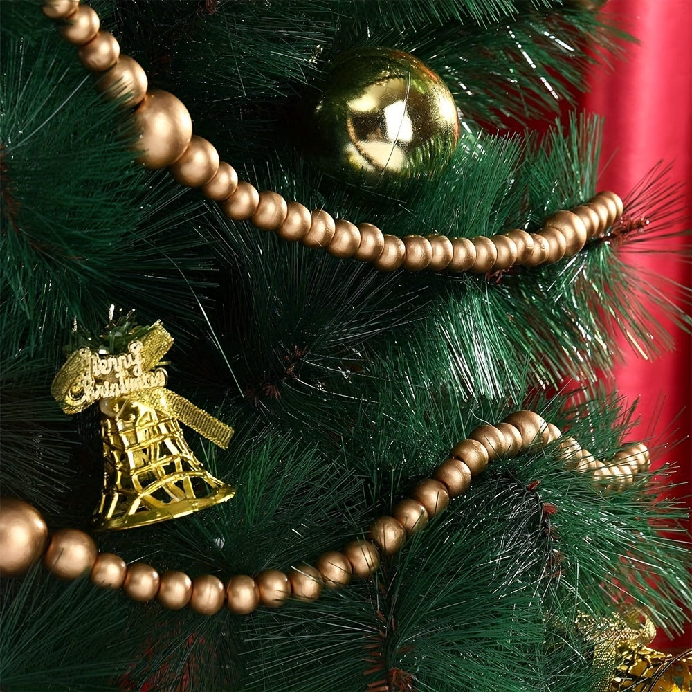 Vianočná girlanda – drevené korálky