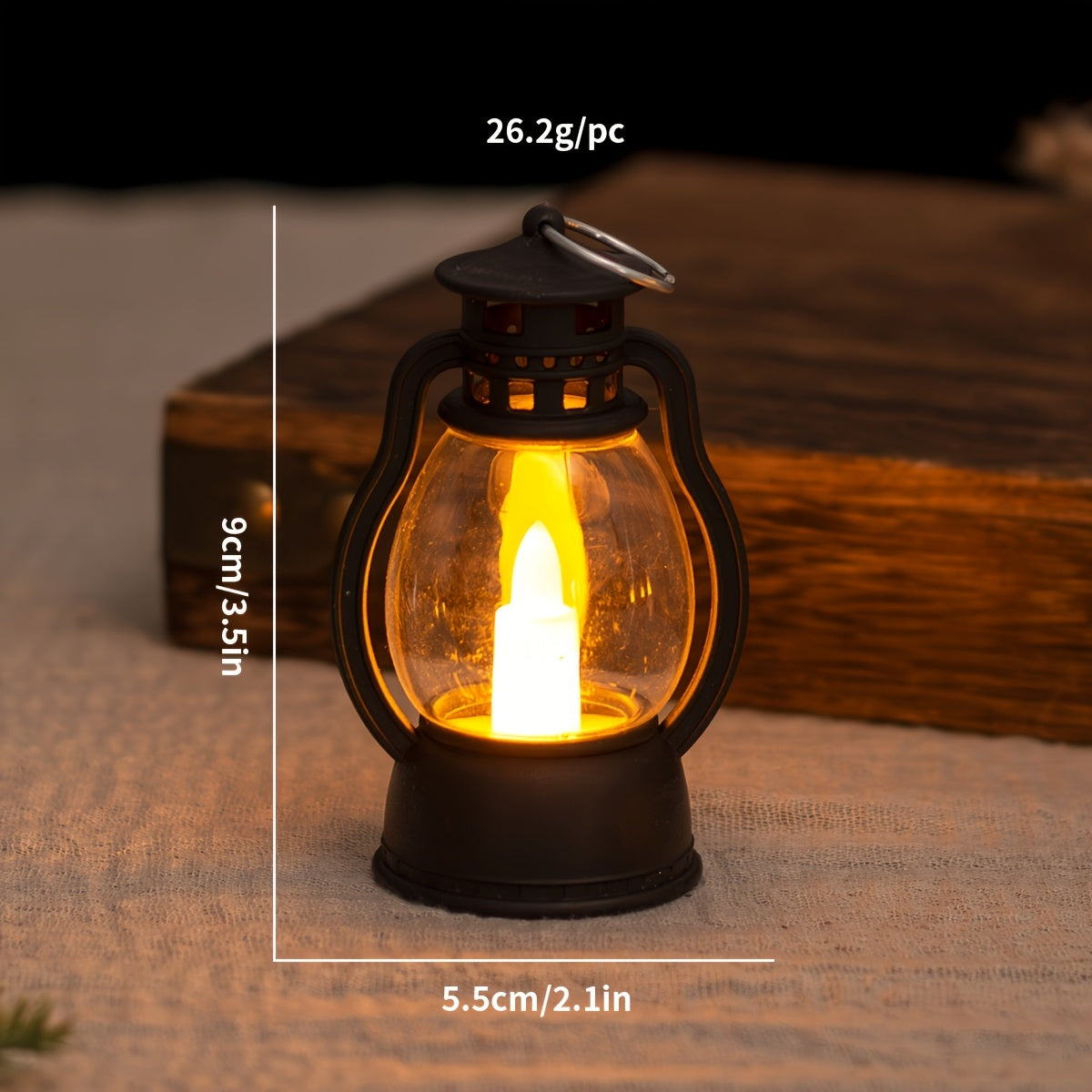 Vintage LED Lampa – čierna