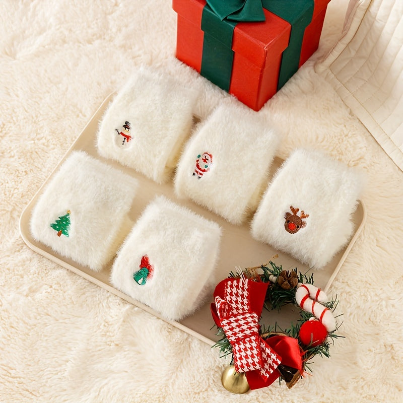Vianočné ponožky – biele