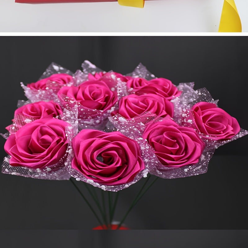 Saténová stužka – červená