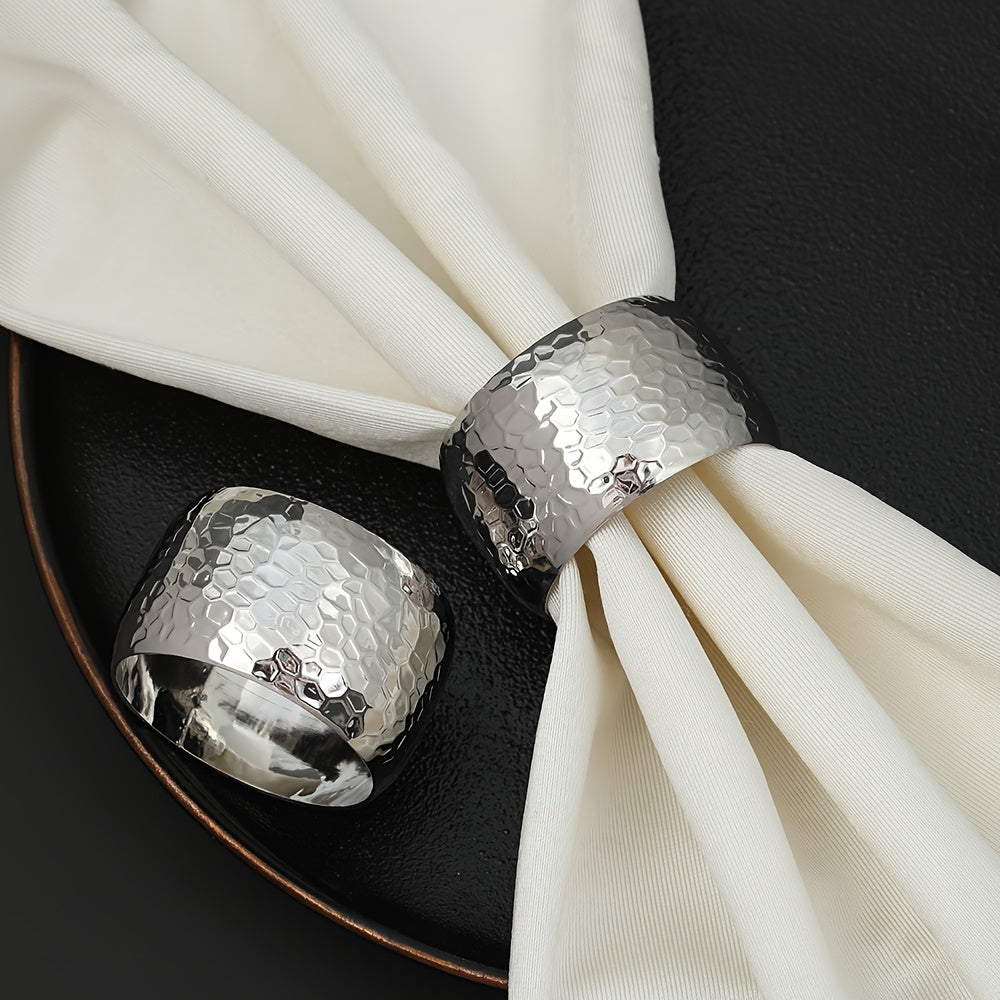 Kovové obrúčky na servítky – zlaté