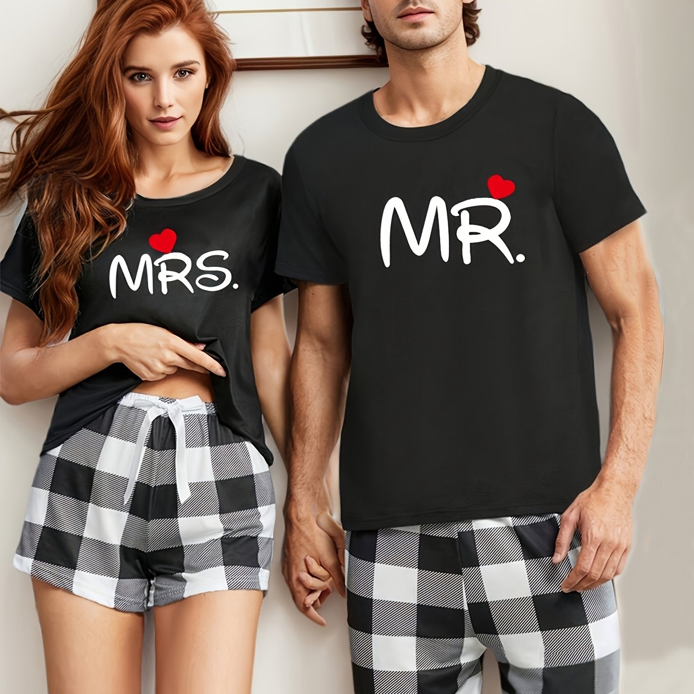 Pánske a dámske pyžamo – krátky rukáv