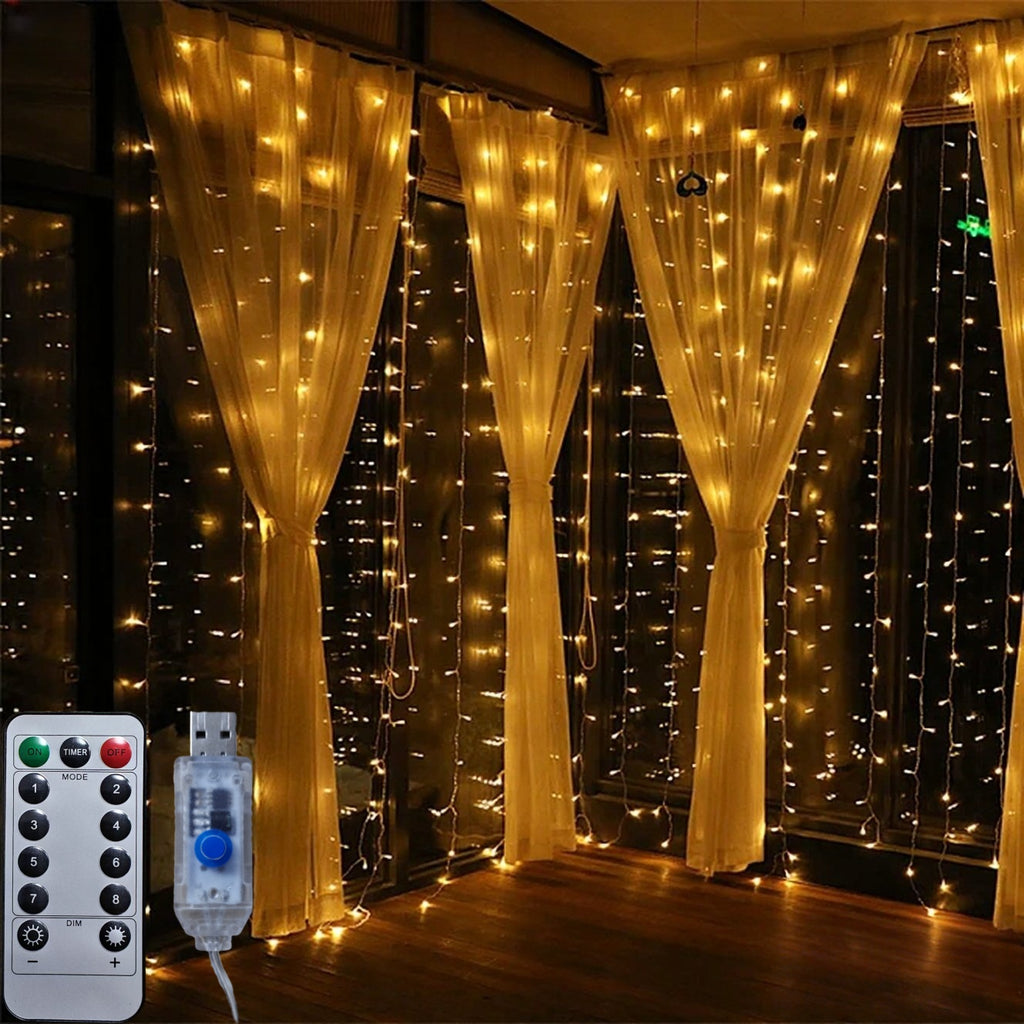 Vianočné svetielka – závesné s ovladačom