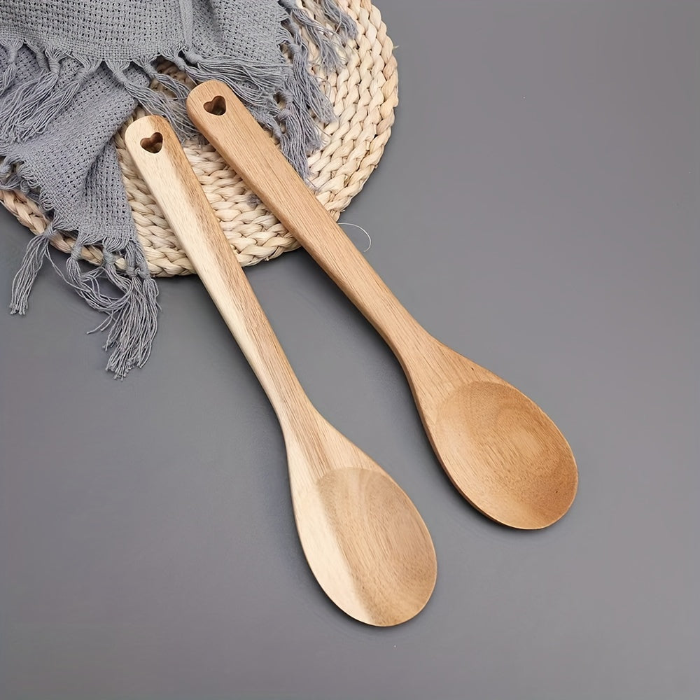 Drevené lyžice na varenie – 2ks
