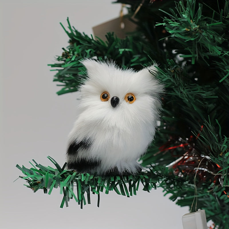 Vianočné dekorácie – Sova 5ks